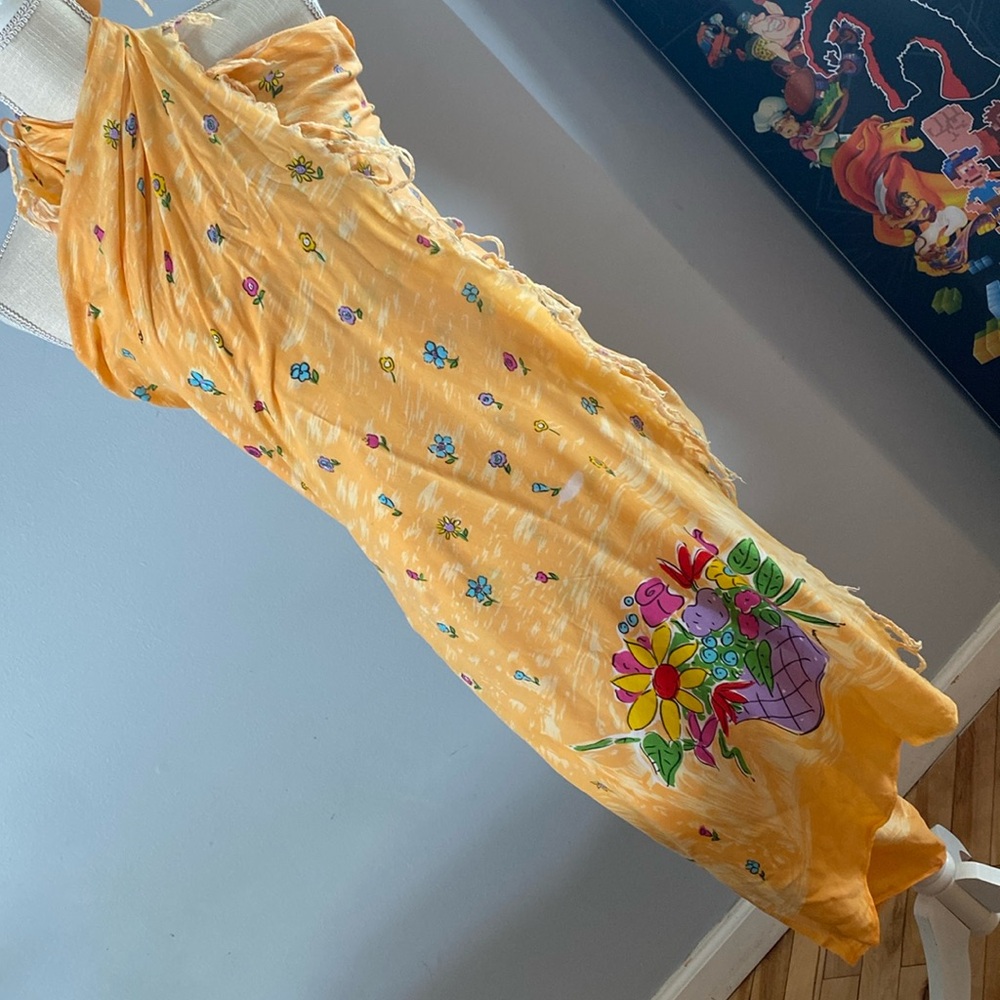 Sally Huss sarong. Bathing suit wrap cover